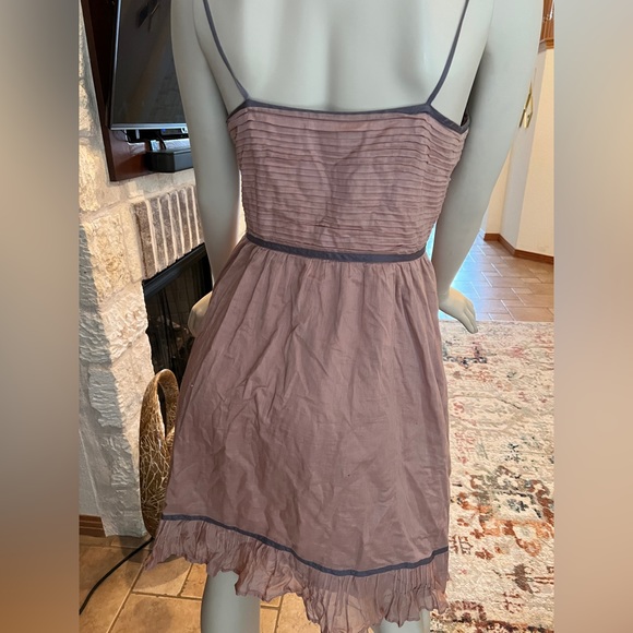 Tara Jarmon Baby Doll Toupe Dress Size Medium - Picture 4 of 10